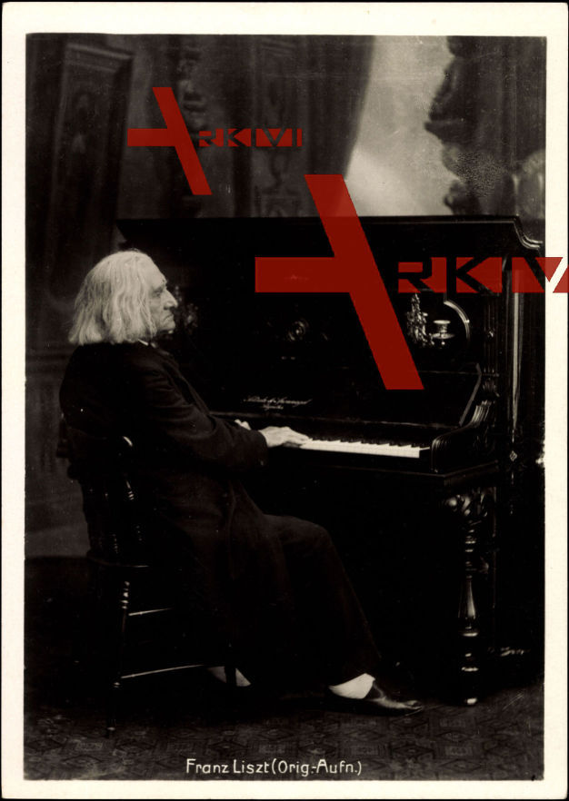 Komponist Franz Liszt am Klavier, Spätere Jahre, Liszt Ferencz