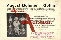 Gotha, August Böhmer, Wollspielwarenfabrik, Maschinenstrickerei