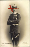 Prinz August Wilhelm von Preußen, Uniform, Pickelhaube