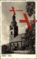 Itzehoe Kreis Steinburg, Teilansicht der Kirche mit Glockenturm