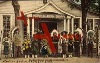 Pocono Indian Village, Canadensis, Pennsylvania, Indianer, Shop