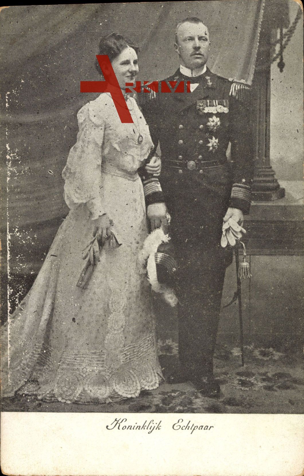 Königin Wilhelmina mit Ehemann Prinz Hendrik der Niederlande