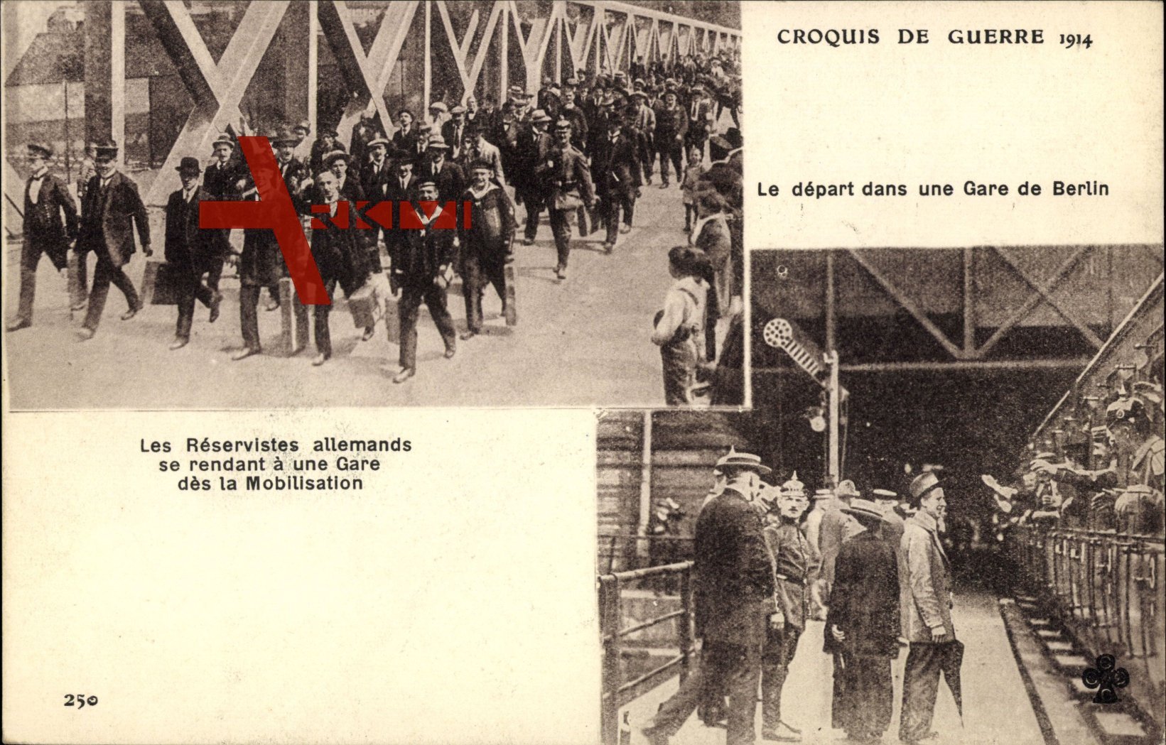 Berlin, Deutsche Soldaten marschieren aus zum Bahnhof, 1914, Kaiserreich