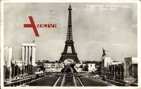 Paris, Weltausstellung 1937, Eiffelturm, Prise du Trocadero