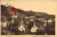Niederlössnitz Kötzschenbroda Radebeul, Blick auf die Friedensburg