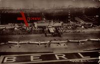 Berlin Tempelhof, Flughafen, Deutsche Luft Hansa A.G., Flugzeuge