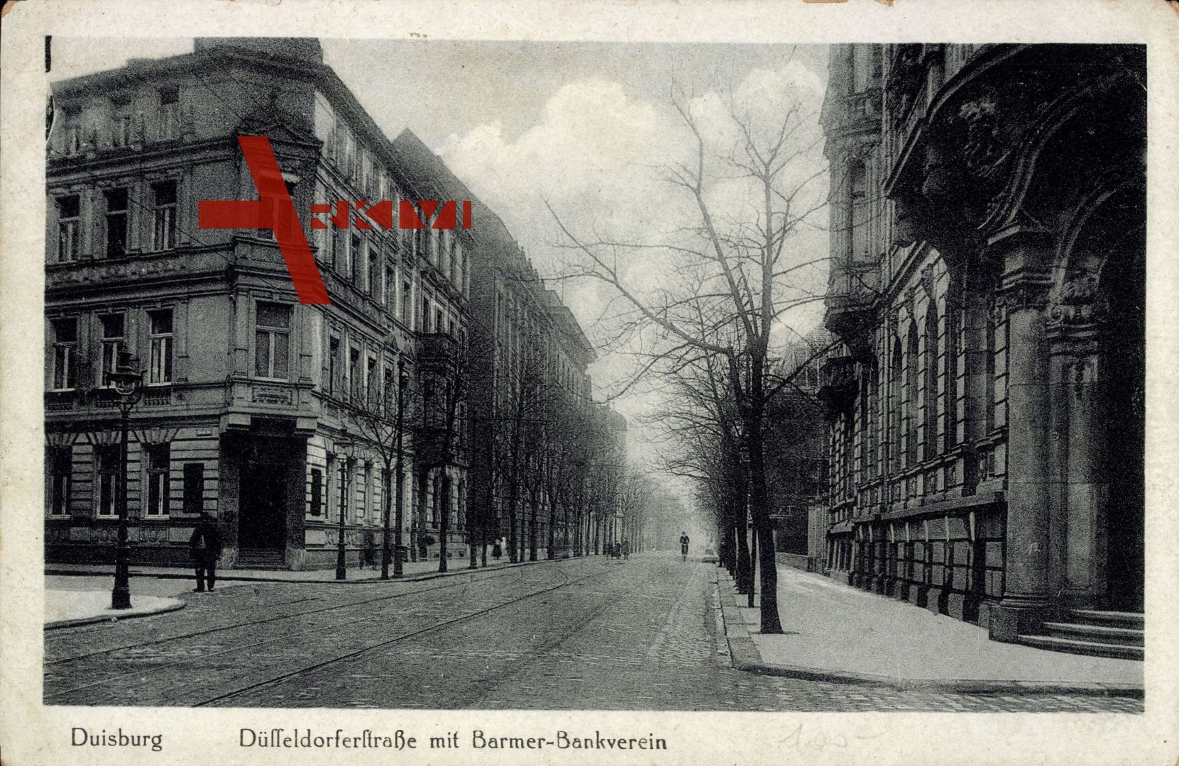Duisburg, Düsseldorferstraße mit Barmer Bankverein