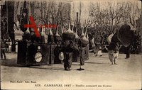 Aix en Provence Bouches du Rhône, vue du Carnaval, Radio concert au corso