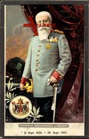 Passepartout Großherzog Friedrich I. von Baden, Todesdatum 28 Sept 1907