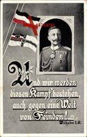 Kaiser Wilhelm II., Wir werden diesen Kampf bestehen