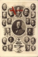 Kaiser Wilhelm II. und seine Generäle, Rupprecht, Albert