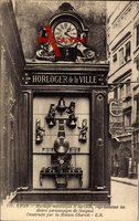 Lyon Rhône, vue générale de l'Horloge mécanique à carillon