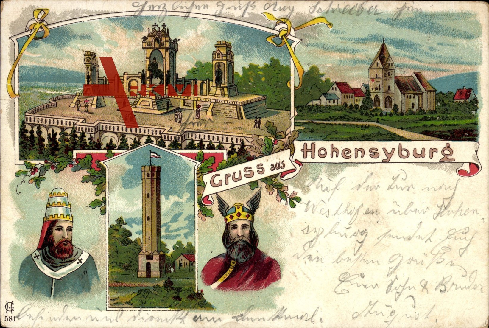Dortmund Syburg, Hohensyburg, Burgritter, Turm, Barbarossa
