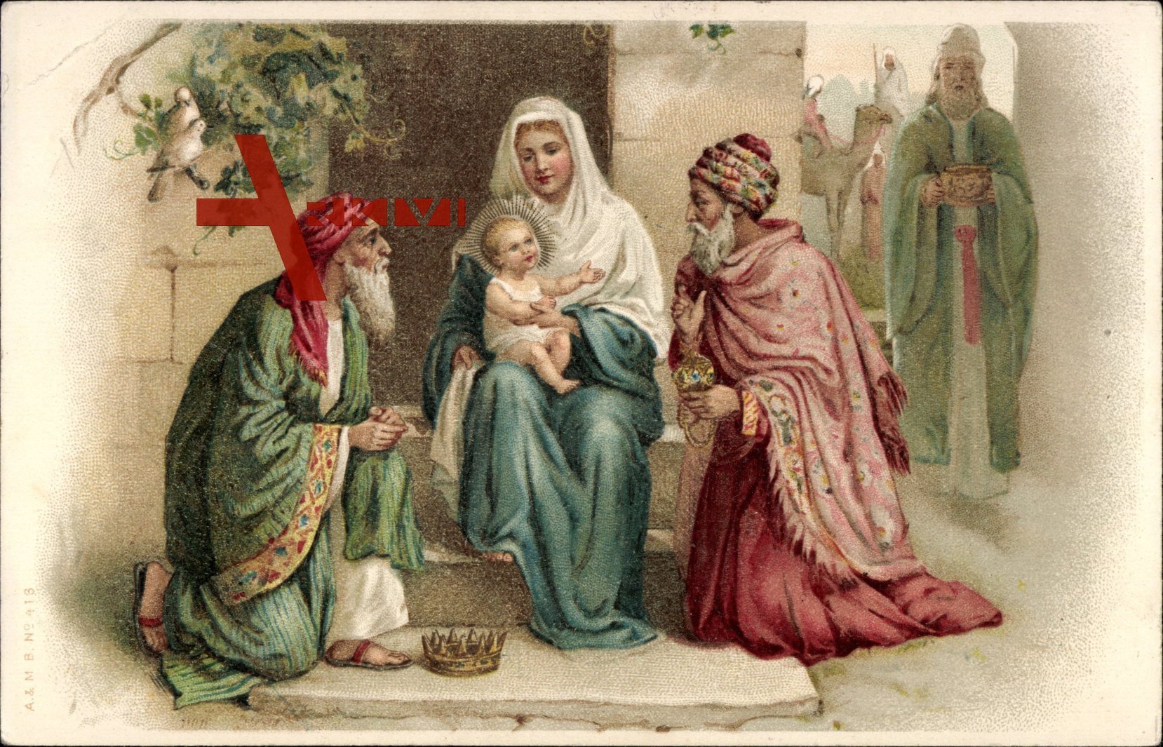 Maria mit dem Jesuskind, Heilige drei Könige, Geschenke