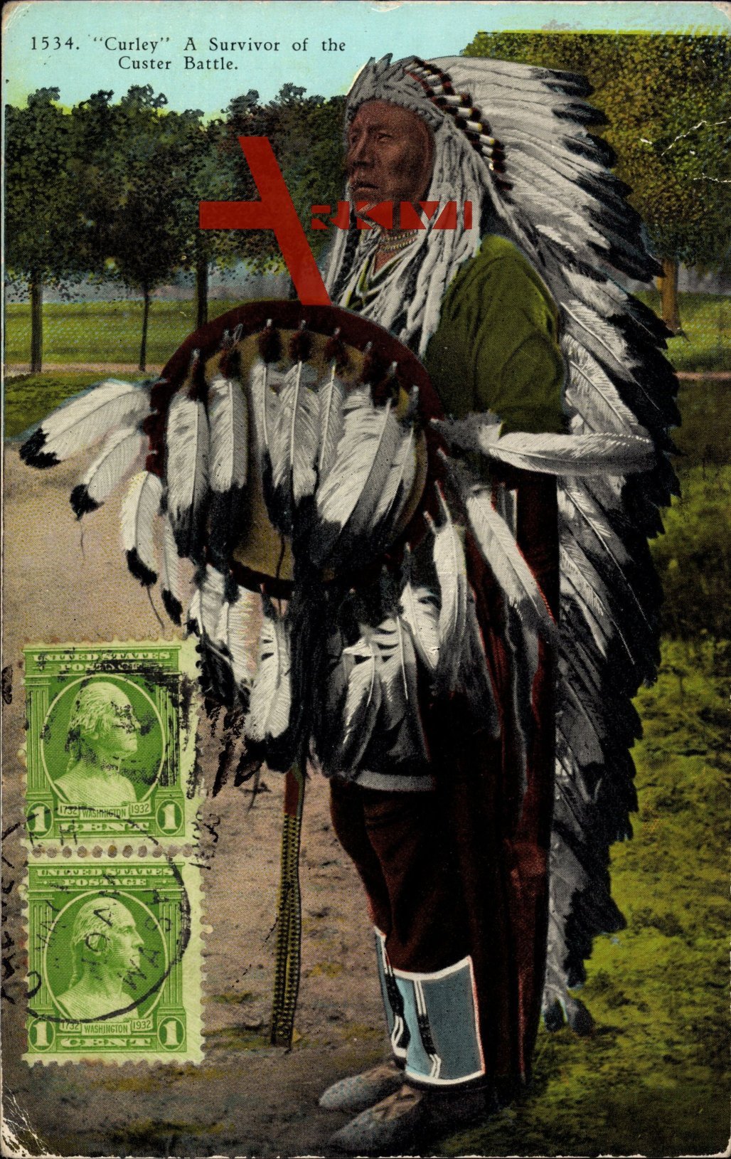 Indianer, Curley, A Survivor of the George Armstrong Custer Battle