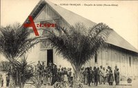 Französisch Kongo, Capelle de Leketi, Haute Alima, Afrikaner, Palmen
