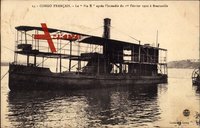 Französisch Kongo, Le Pie X.,apres l'Incendie du 1er Fevrier 1910,Brazzaville
