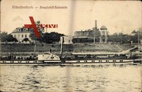 Kötzschenbroda Radebeul, Dampfschiff Haltestelle mit Dampfer Graf Moltke