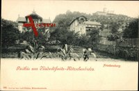 Niederlössnitz Kötzschenbroda Radebeul, Ansicht der Friedensburg