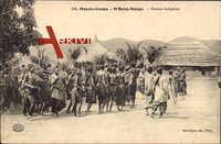 M'Boko Songo Französisch Kongo, Moyen Congo, Danses indigenes