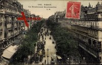 Paris, Le Boulevard Montmartre, Blick auf den Boulevard