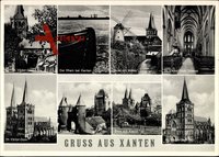 Xanten Niederrhein, Rhein, St. Viktor Dom, Mühle, Klever Tor