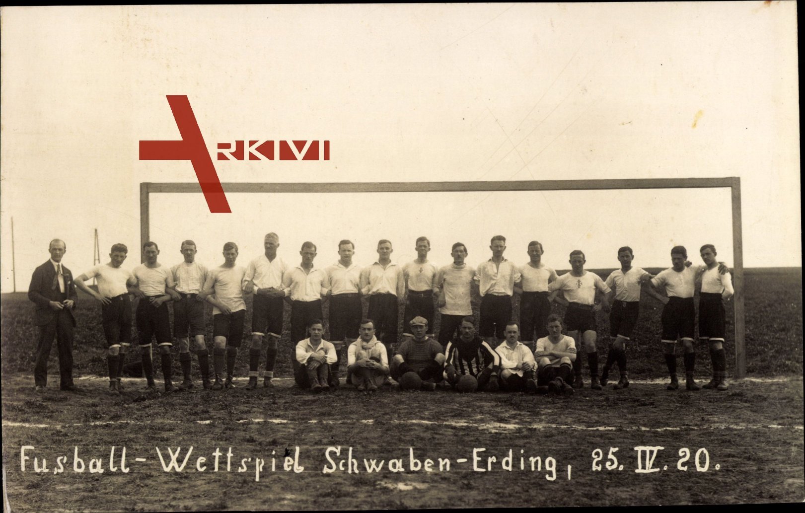 Fußball Wettspiel, Schwaben Erding, 25 IV. 1920