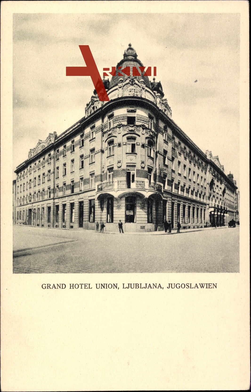 Jugoslawien Slowenien, Grand Hotel Union, Ljubljana, Außenansicht