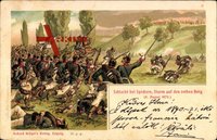 Schlacht bei Spichern, Sturm auf den roten Berg, 6 August 1870