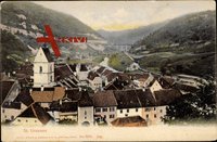 St. Ursanne Kanton Jura, Gesamtansicht der Stadt