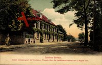 Saarbrücken, Goldene Bremm, Grenzübergangsort deutscher Truppen 1870, Straße