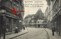 Braunschweig, Blick in die Langedammstraße, Wilhelm Pape, Karnevalartikel