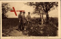 Champien Somme, Am Grabe gefallener Kameraden, Schlachtfeld