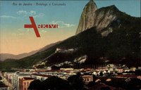 Rio de Janeiro Brasilien, Botafogo e Corcovado, Zuckerhut