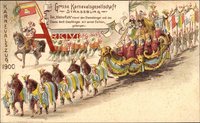 Straßburg Bas Rhin, Große Karnevalsgesellschaft 1900, Pferde
