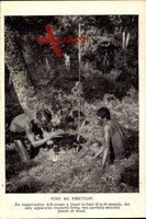 Fire by Friction, Aboriginies beim Feuermachen