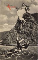 Loreley Felsen, Sage, Der Rhein, Jungfrau, Bootsfahrer