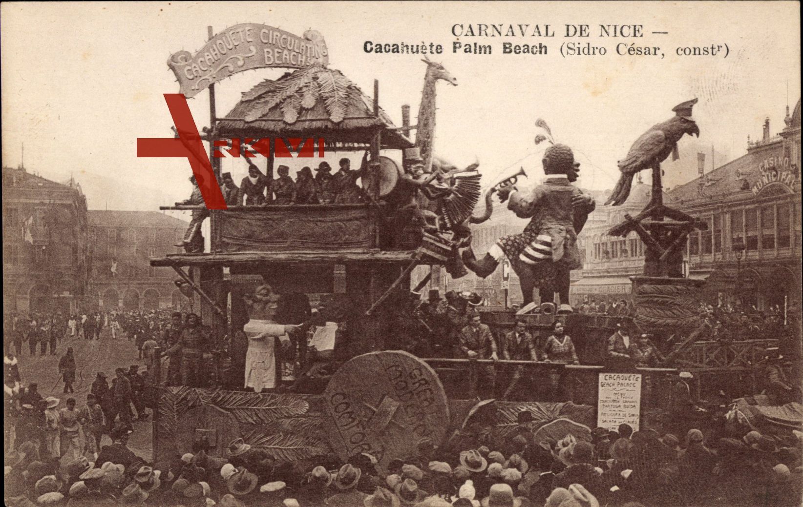 Nice Nizza Alpes Maritimes, Carnaval, Cacahuète Palm Beach, Karneval