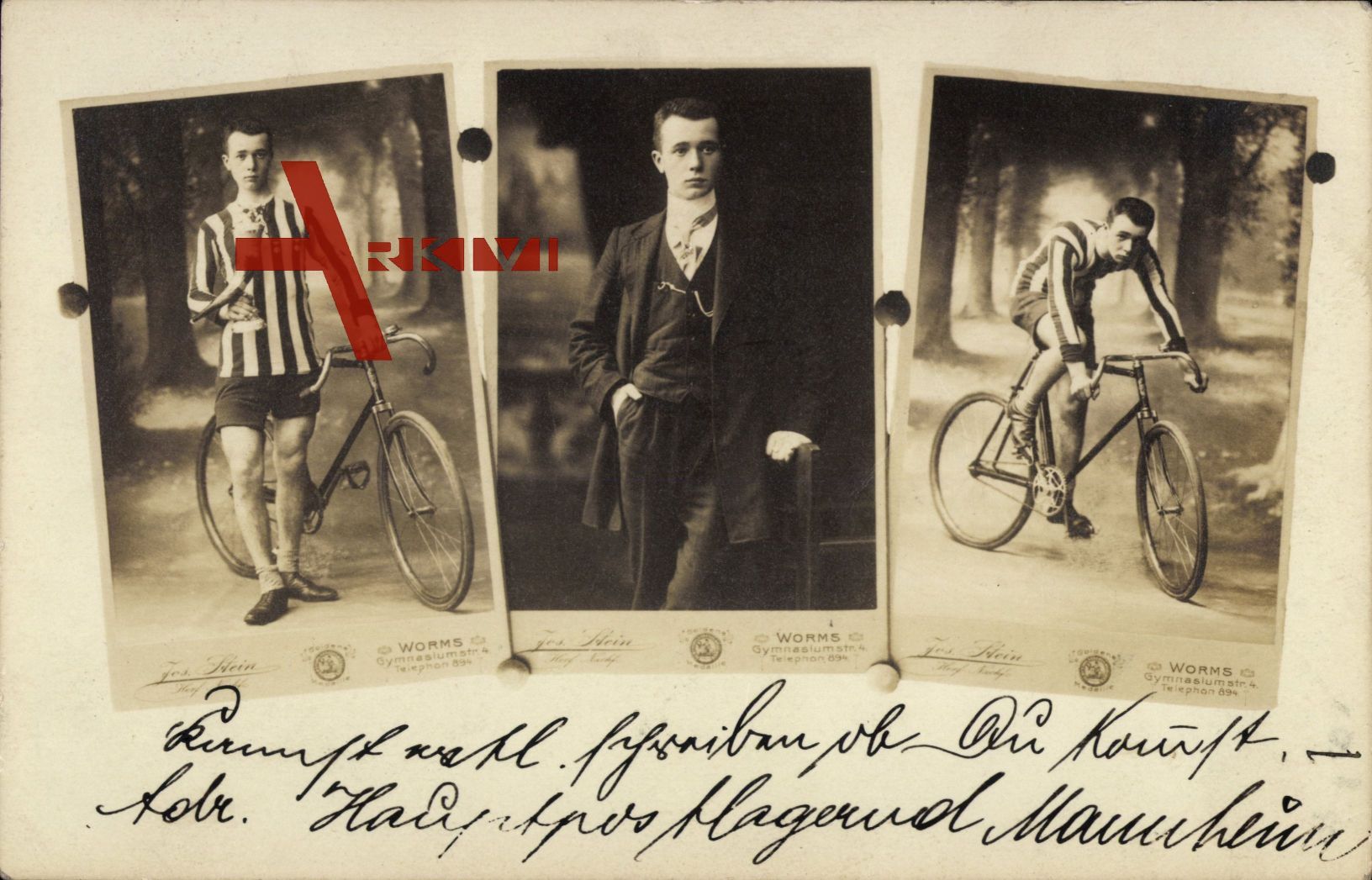 Joseph Stein aus Worms, Fahrradfahrer, Rennfahrer