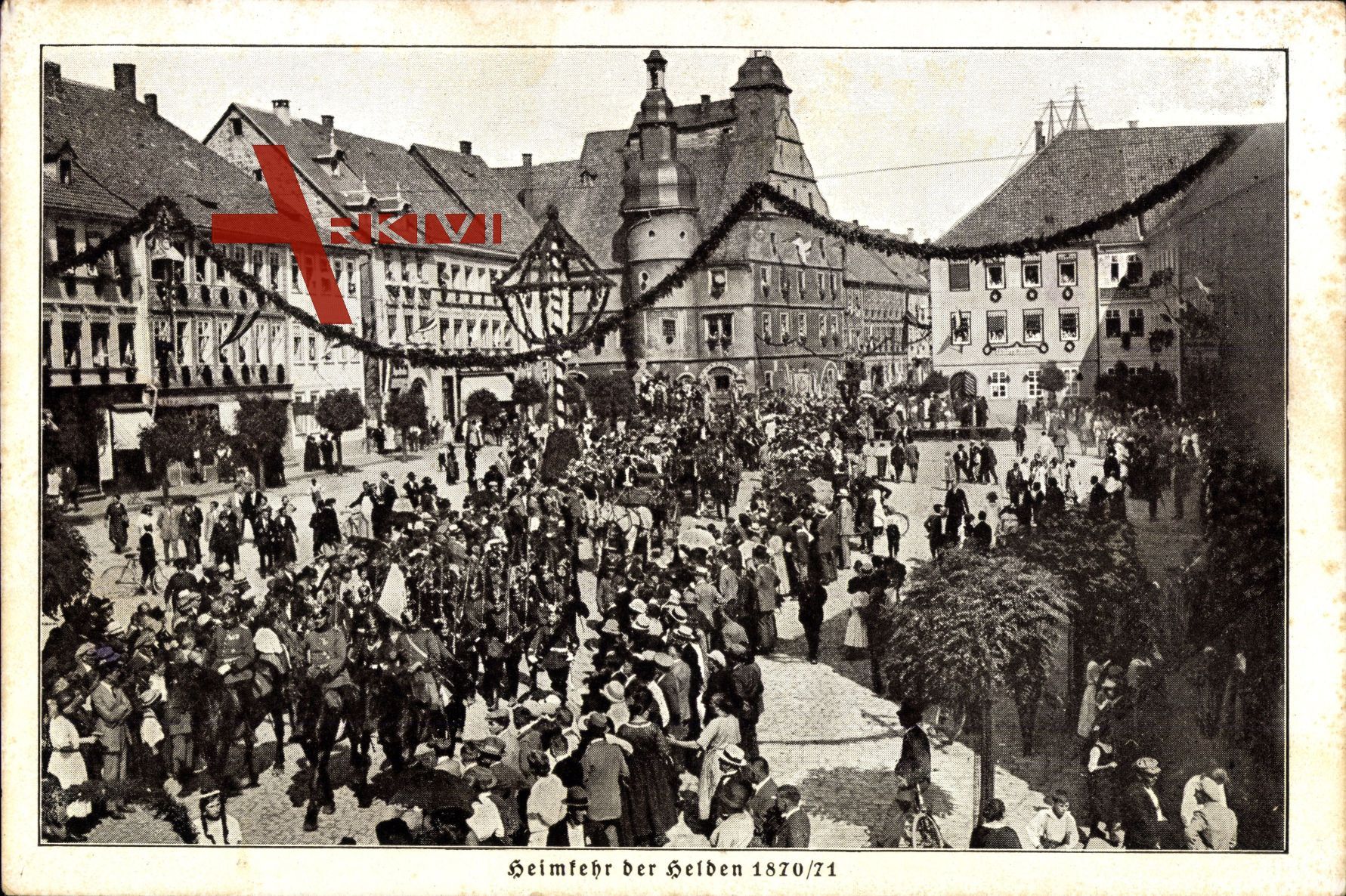 Hildburghausen Thüringen, Heimkehr der Helden 1870/71