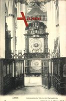 Lübeck, Hansestadt, Astronomische Uhr in der Marienkirche