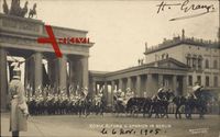 Berlin, König Alfons XIII. von Spanien, Brandenburger Tor, Pferdekutsche