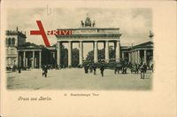 Berlin, Blick auf das Brandenburger Tor am Pariser Platz