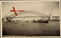 Sydney Australien, Tankship Brilliant, Harbor Bridge