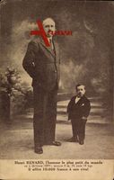 Henri Renard, l'homme le plus petit du monde, 70cm, 14kg