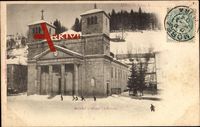 Morez Jura, L'Hiver, L'Église, Winter, Kirche, Schnee