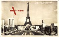 Paris, Weltausstellung 1937, Eiffelturm, Messegelände