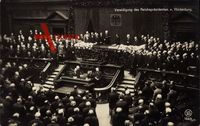 Vereidigung des Reichspräsidenten Paul von Hindenburg, Weimarer Republik