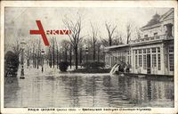 Paris, Inondation, Janvier 1910, Restaurant Ledoyen, Champs Elysées