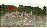 New York City USA, The Lake and Terrace in Central Park